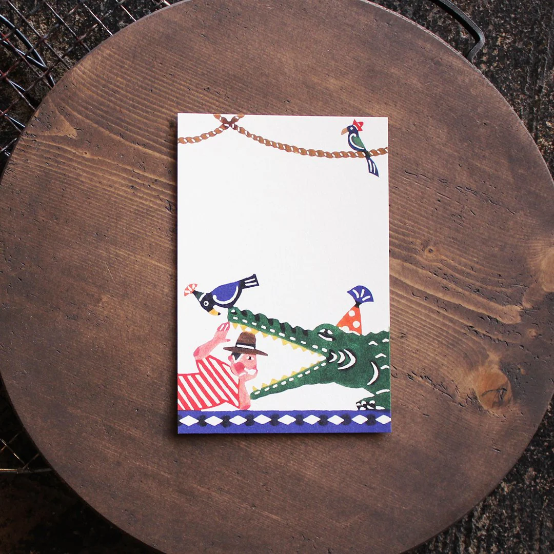 Postcard < A crocodile >