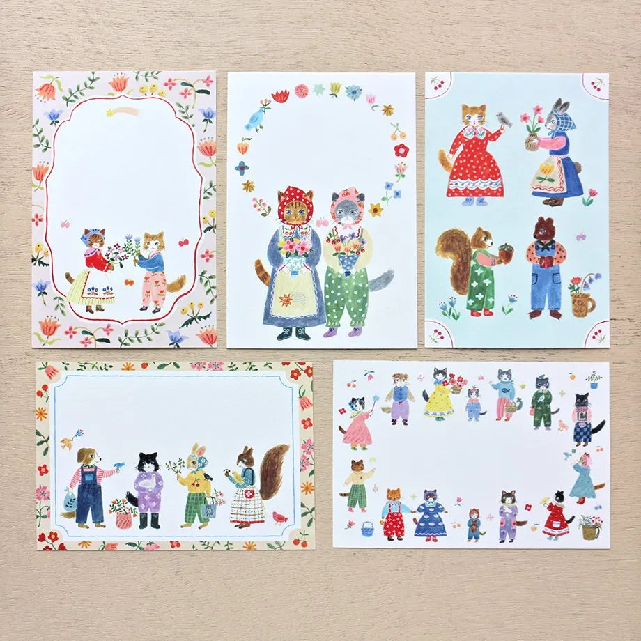 Aiko Fukawa Postcards Little Fluffy Friends