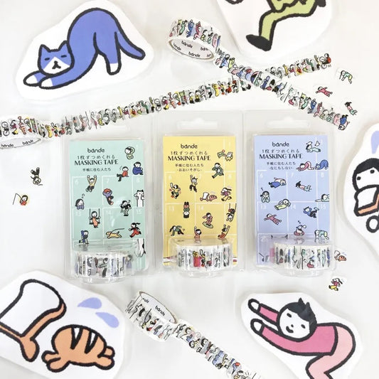 Roll sticker < People Who Live In Notebooks | 手帳に住む人たち >