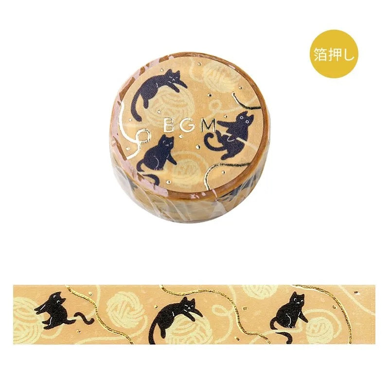 BGM Washi Tape < Cat and Thread >