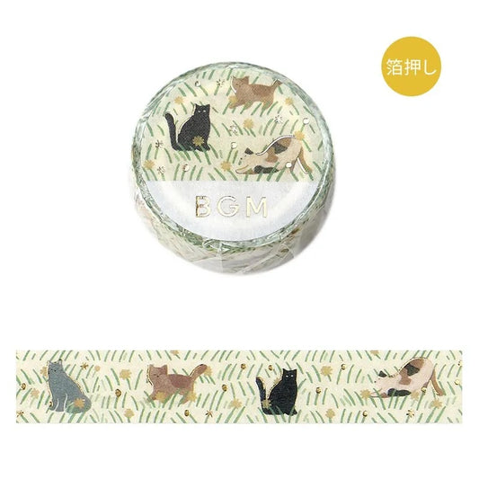 BGM Washi Tape < Cats >