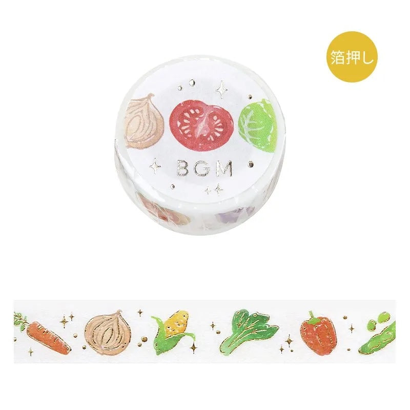 BGM Washi Tape < Vegetables >