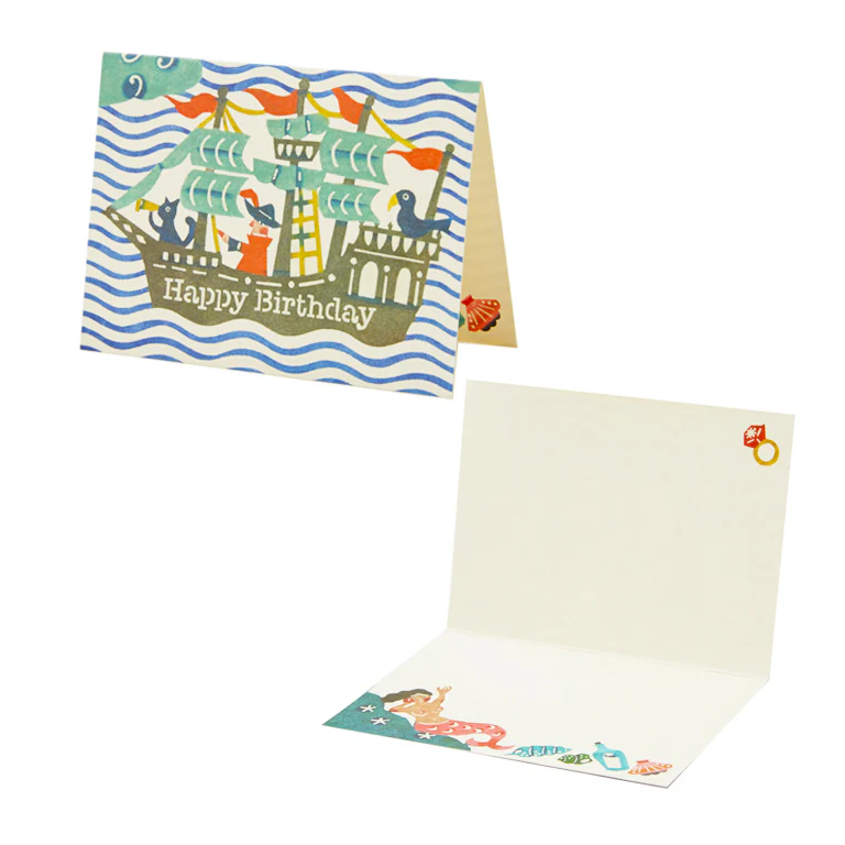 Mini greeting card < Birthday >