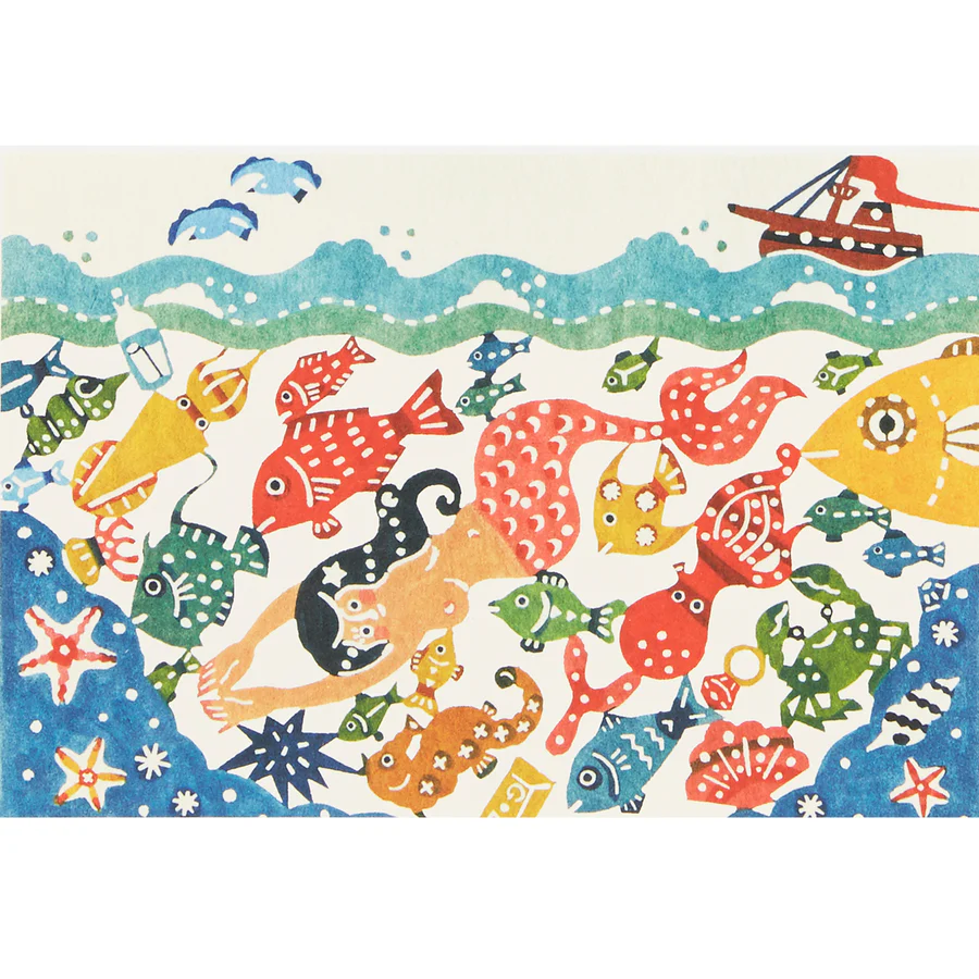 Postcard < Bottom of the sea >