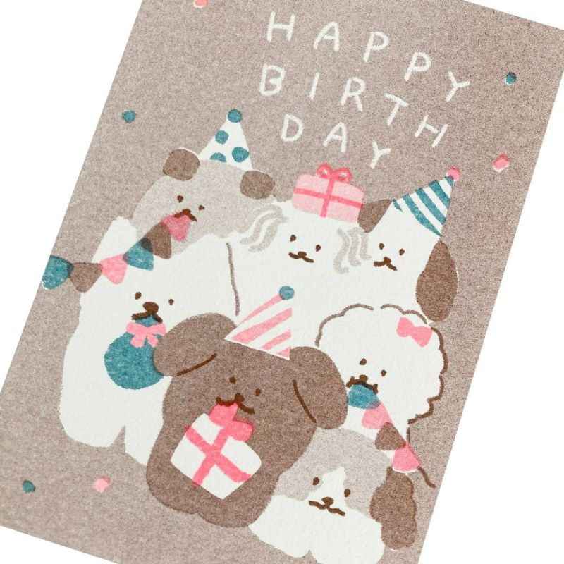 Retro printed postcard < Congratulations >