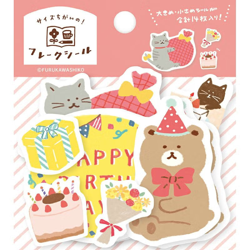 Flake Sticker Watashi-biyori Series NEW