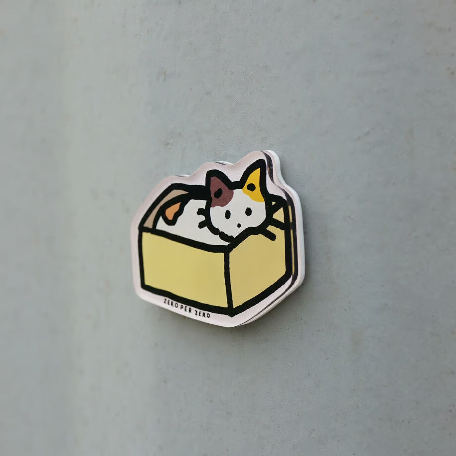 Magnet < Cat in box>