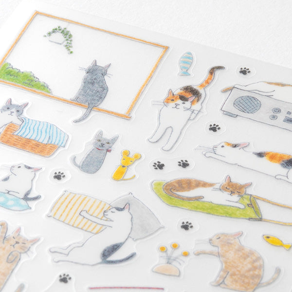 Journal sticker | Cat patterns