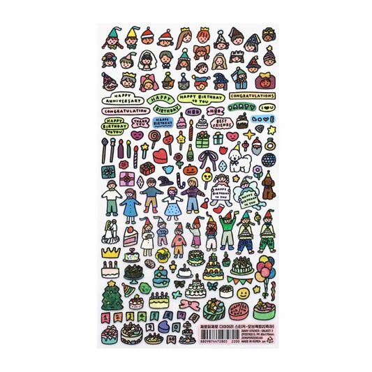 Journal sticker < Celebration >