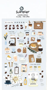 Daily Deco Stickers < J'aime le café >
