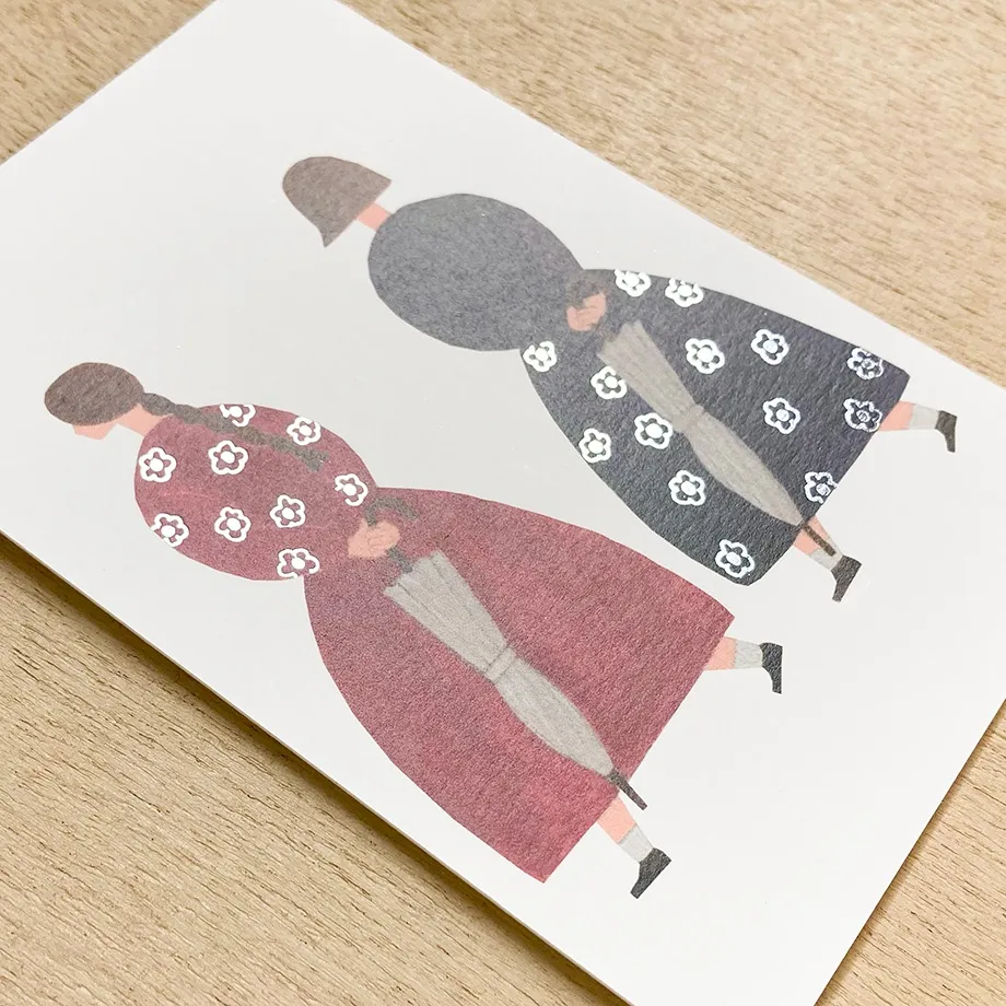 Cozyca Postcard < It is going to rain > by Necktie