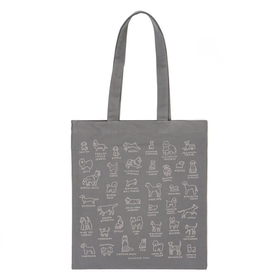 Eco bag | DOG DICTIONARY gray