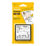 MIDORI Pre-inked stamp < Exercise >