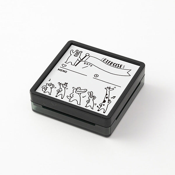 MIDORI Pre-inked stamp < Exercise >