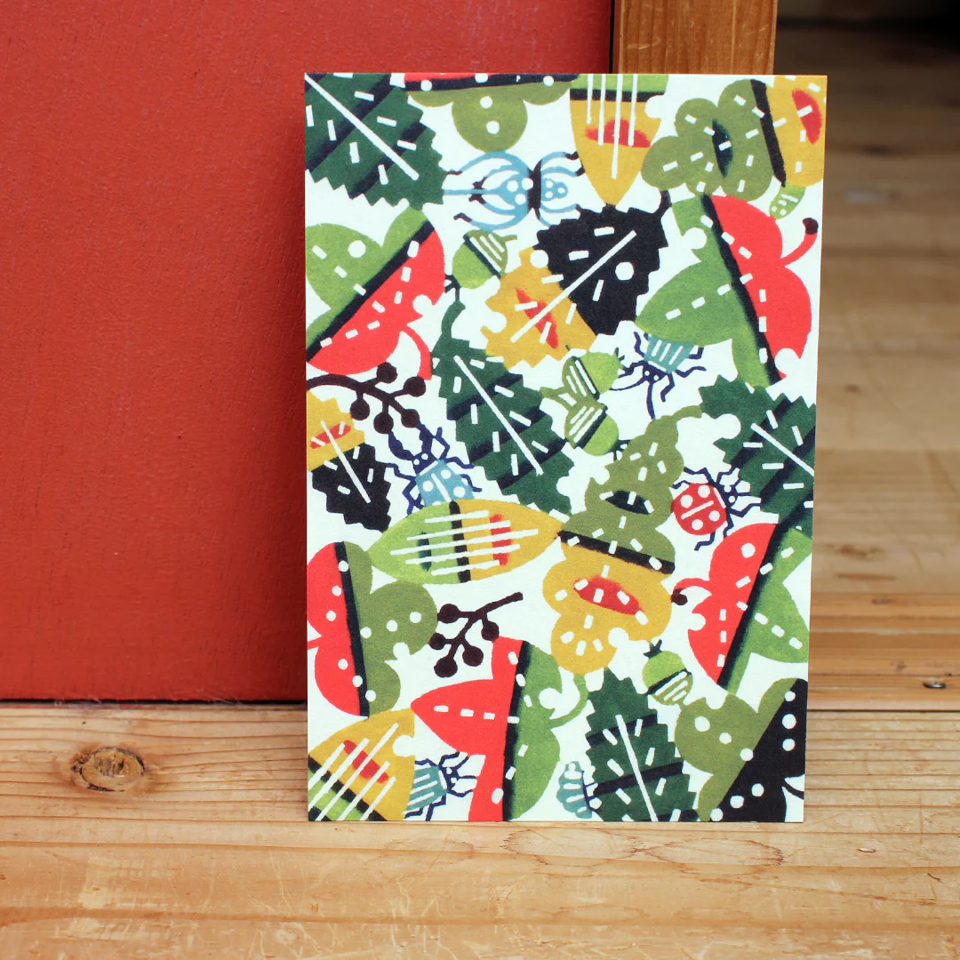 Postcard < Fallen leaves >