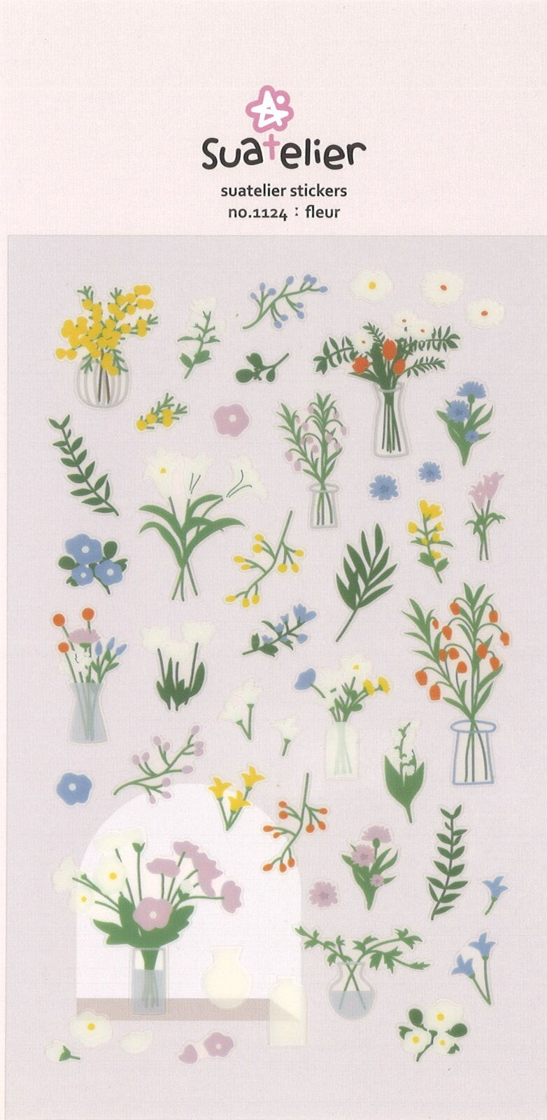 Daily Deco Stickers < Flower >