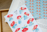 Planche de stickers en papier washi dodolulu