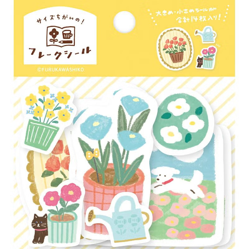 Flake Sticker Watashi-biyori Series NEW