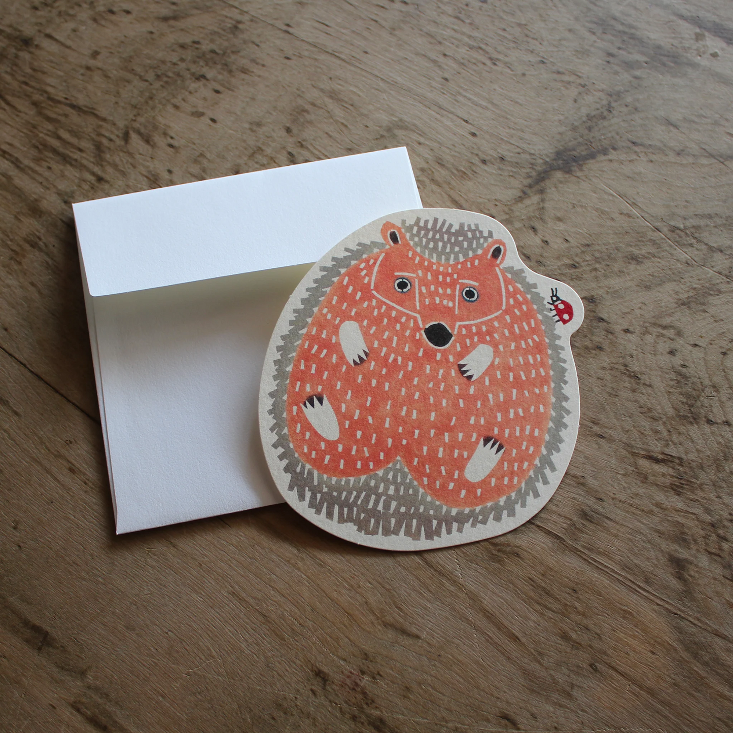 Mini greeting card < Hedgehog >