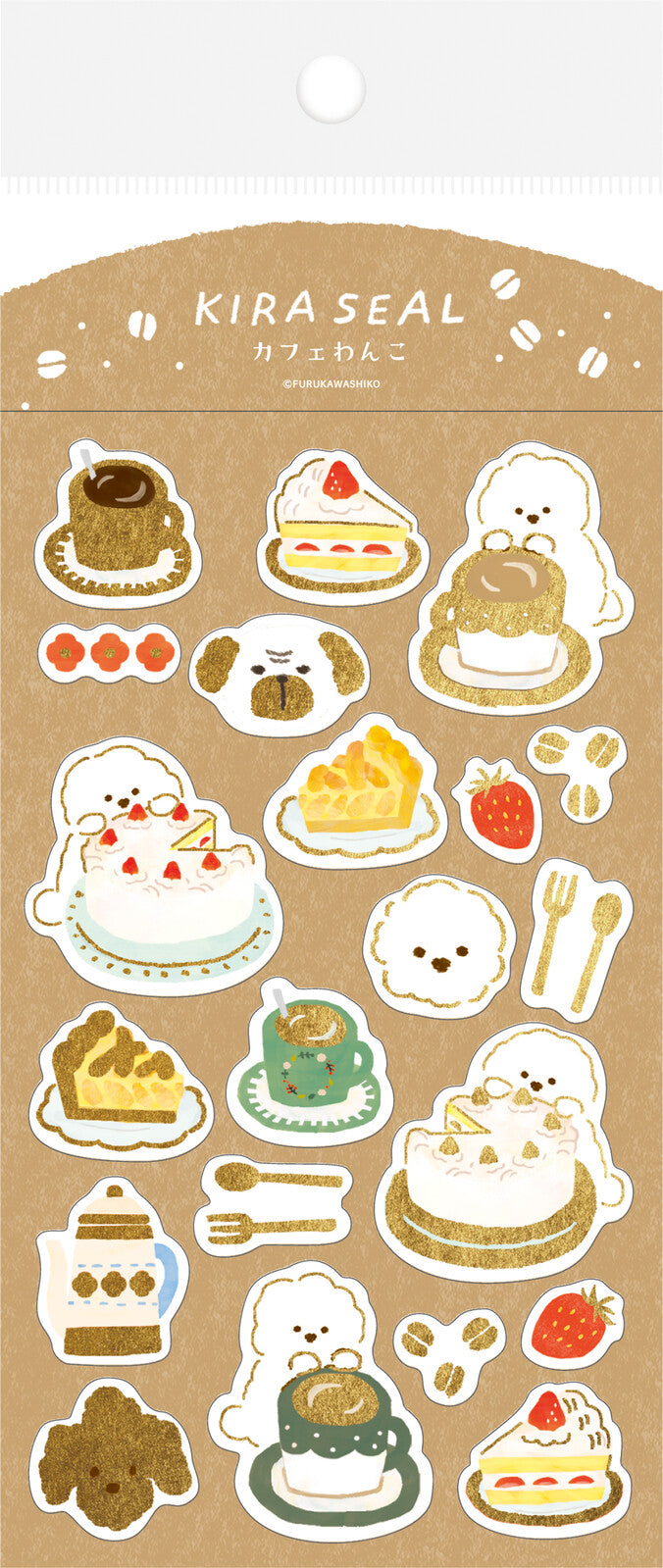 Foil stamp sticker sheet