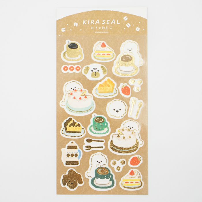 Foil stamp sticker sheet