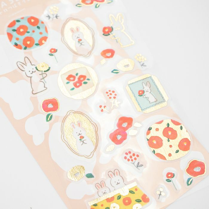 Foil stamp sticker sheet