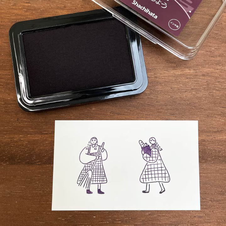 Stamp Marché Wooden Rubber Stamp - Bread