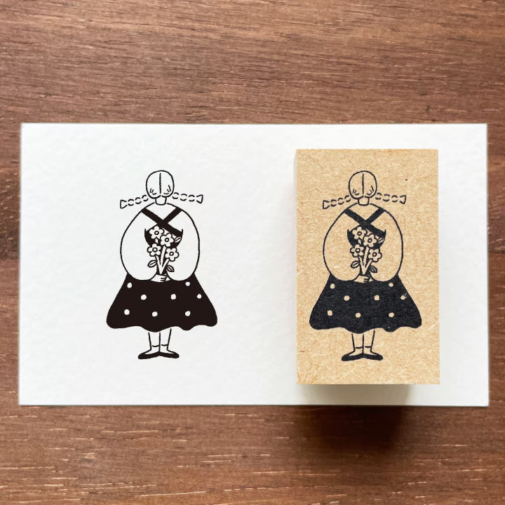 Stamp Marché Wooden Rubber Stamp - A secret gift