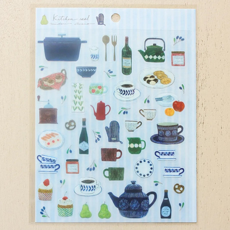 Midori Asano Kitchen Stickers
