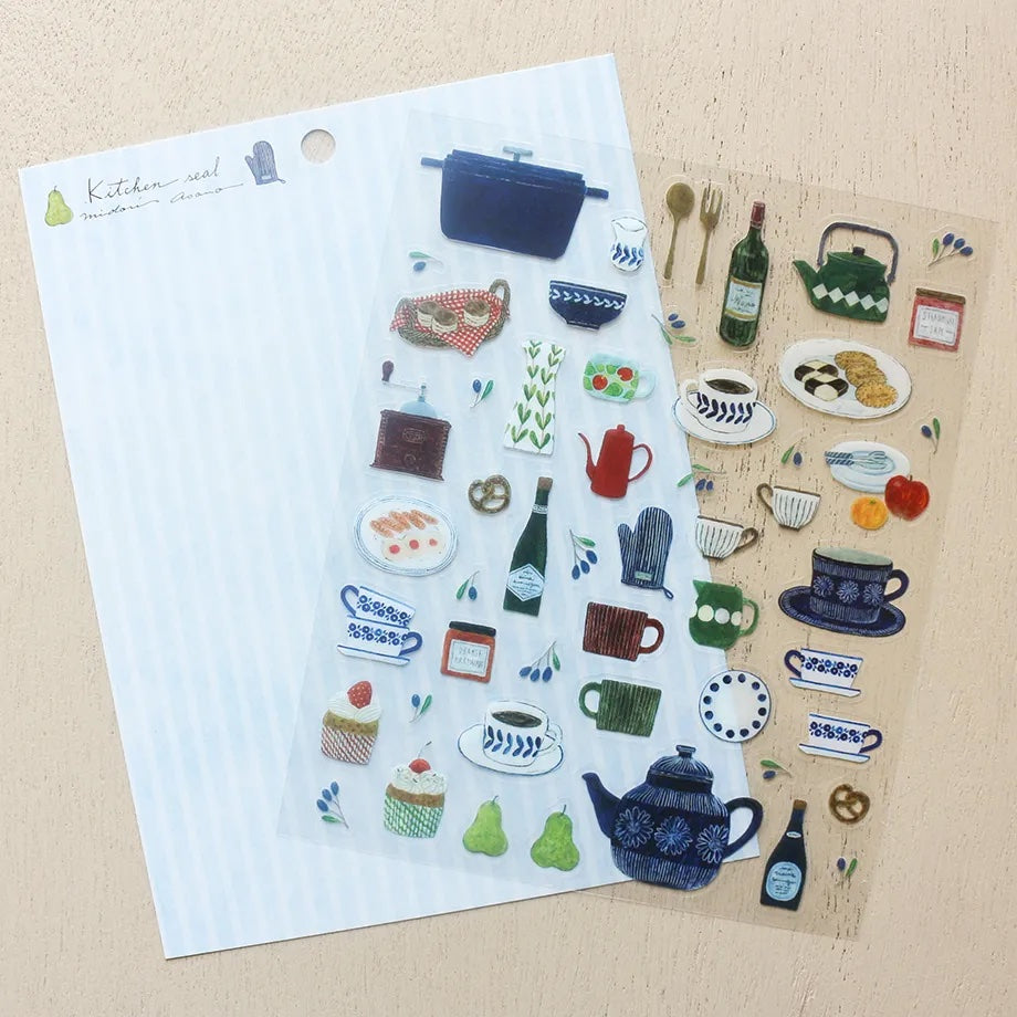 Midori Asano Kitchen Stickers