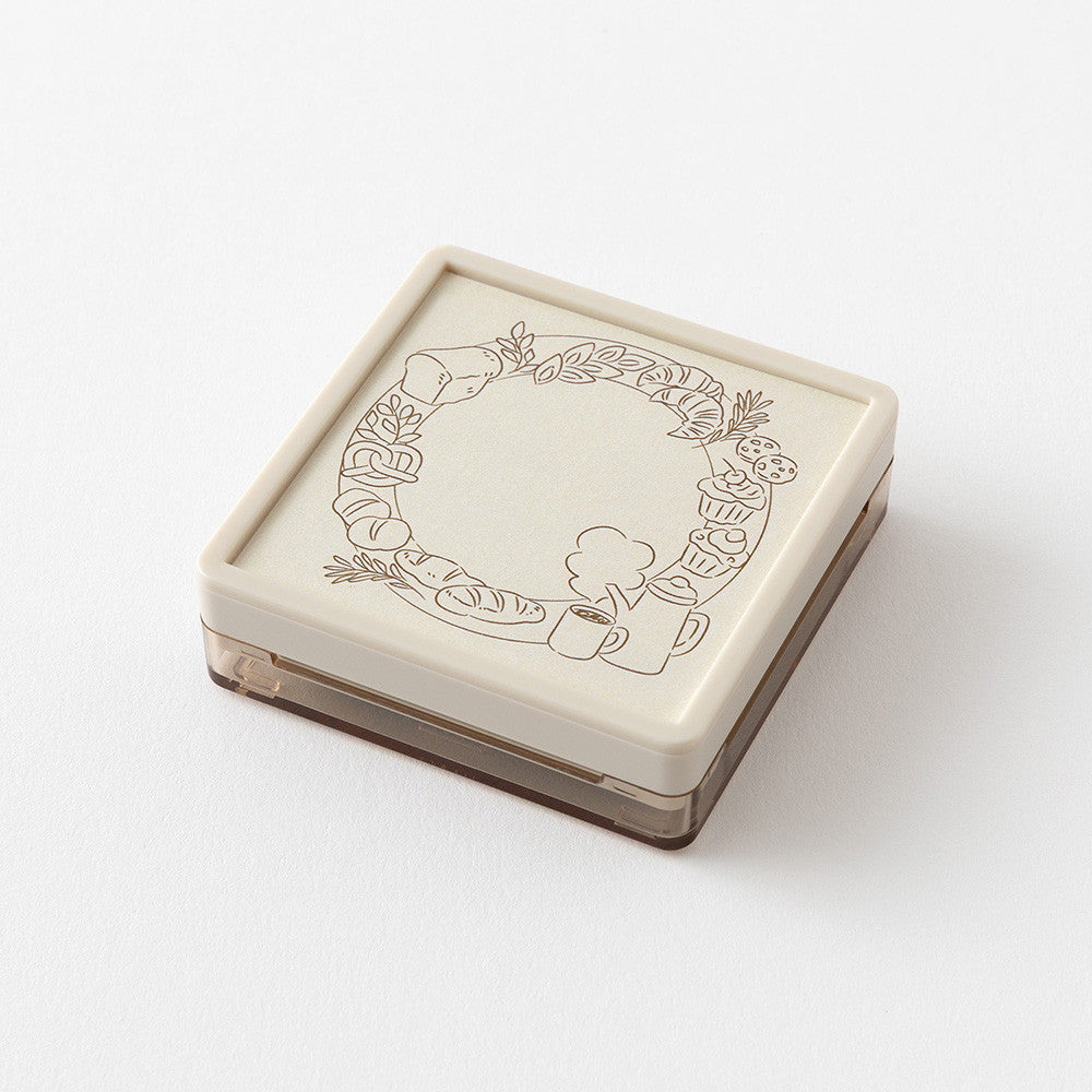 MIDORI Pre-inked Stamp Soft Brown
