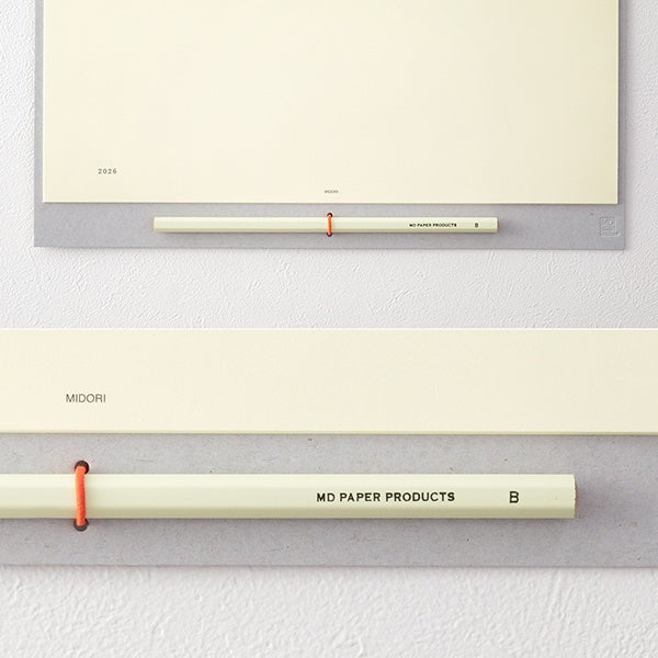 MD Paper - Wall-Mounted Calendar 2026 with Pencil
