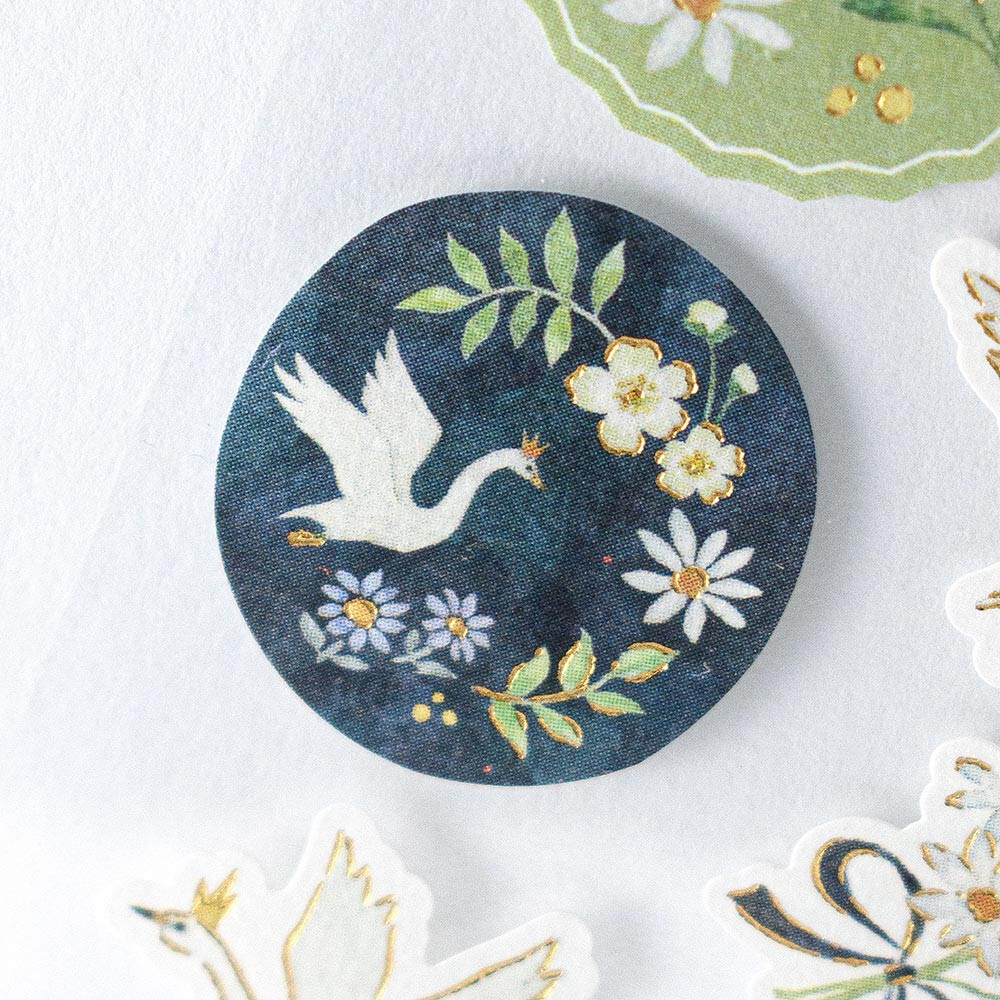 Decoration Sticker < Swan >