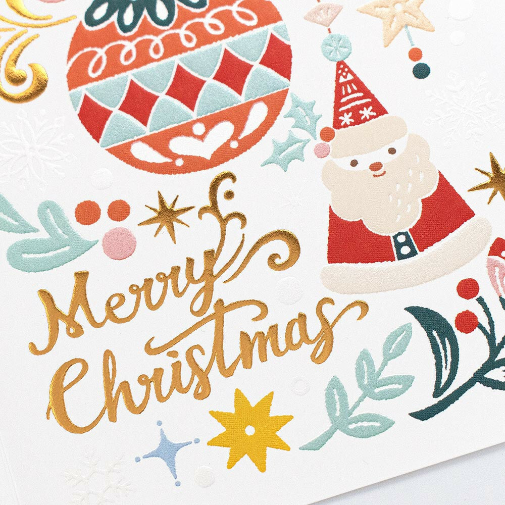 Greeting card < Christmas ornaments>
