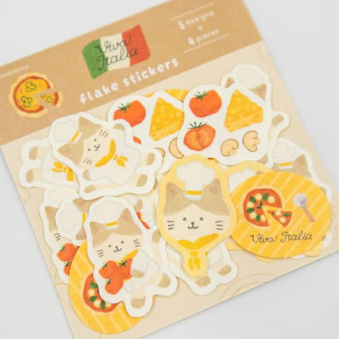 Flake Sticker < Pizza cat >