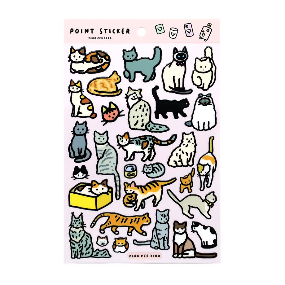 Point Sticker < Cat >