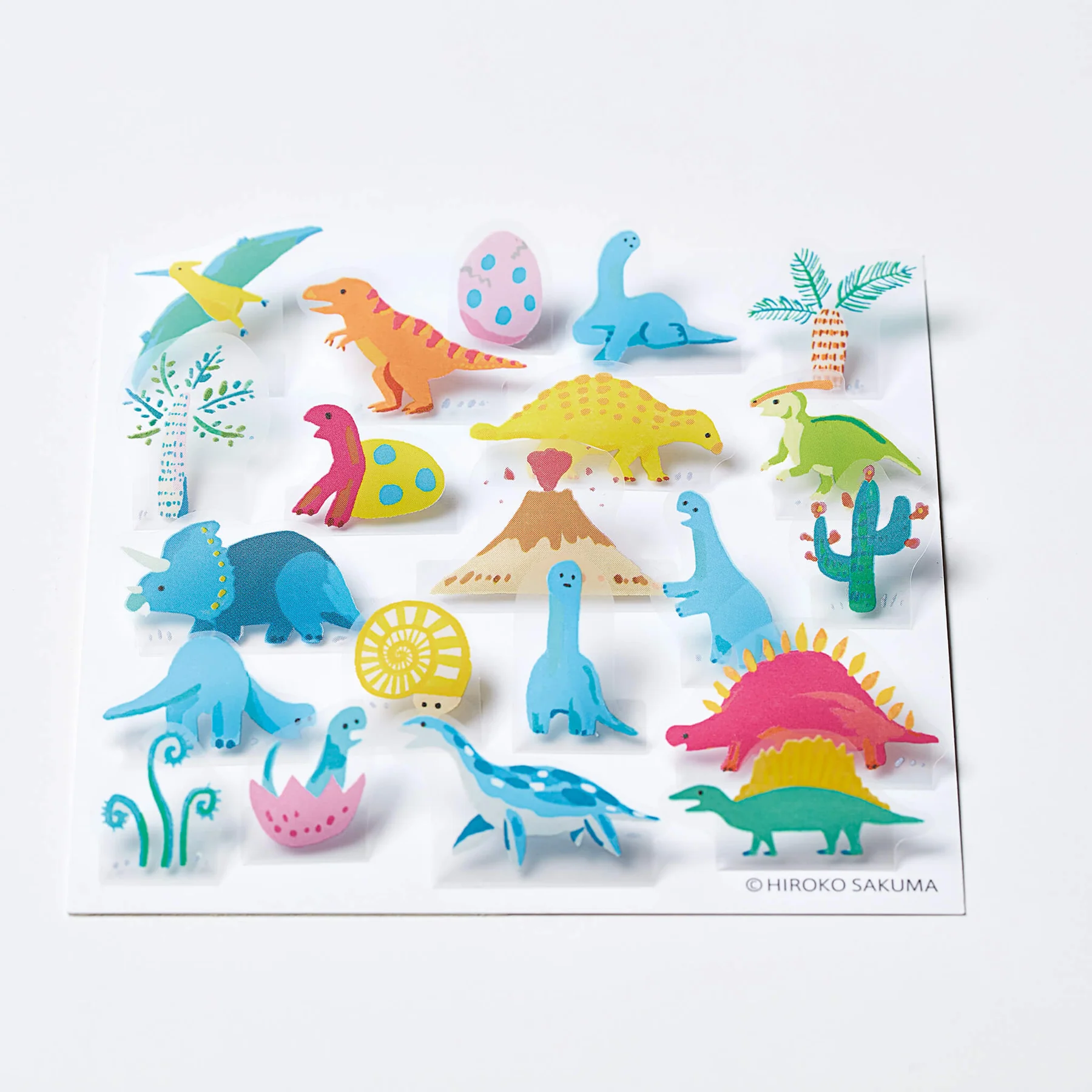 Pop-up sticker < Dinosaur >