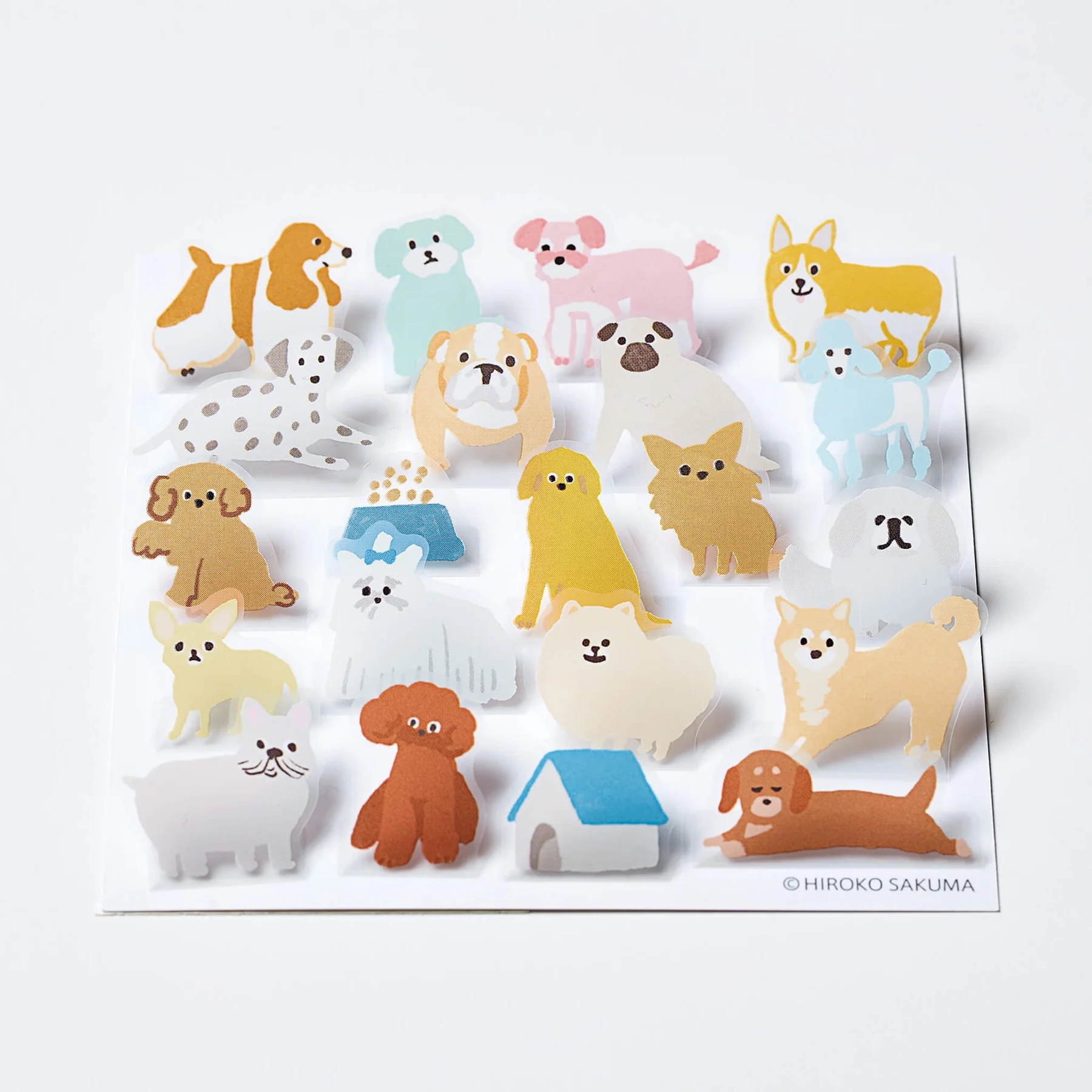 Pop-up sticker < Dog >