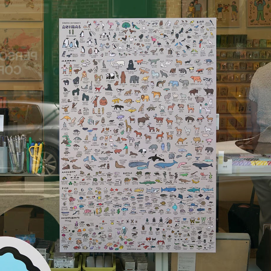 Graphic Dictionary Poster < Animal dictionary >