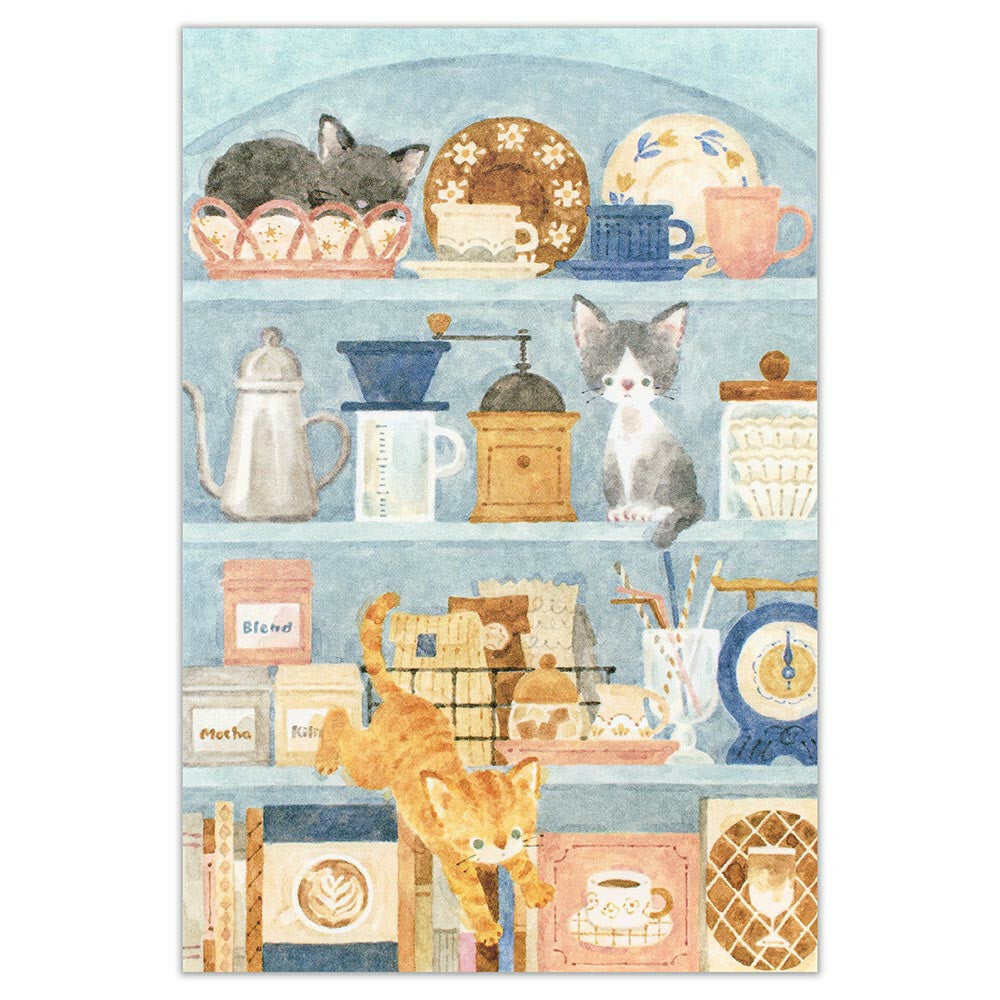 Postcard < Relaxing cat >