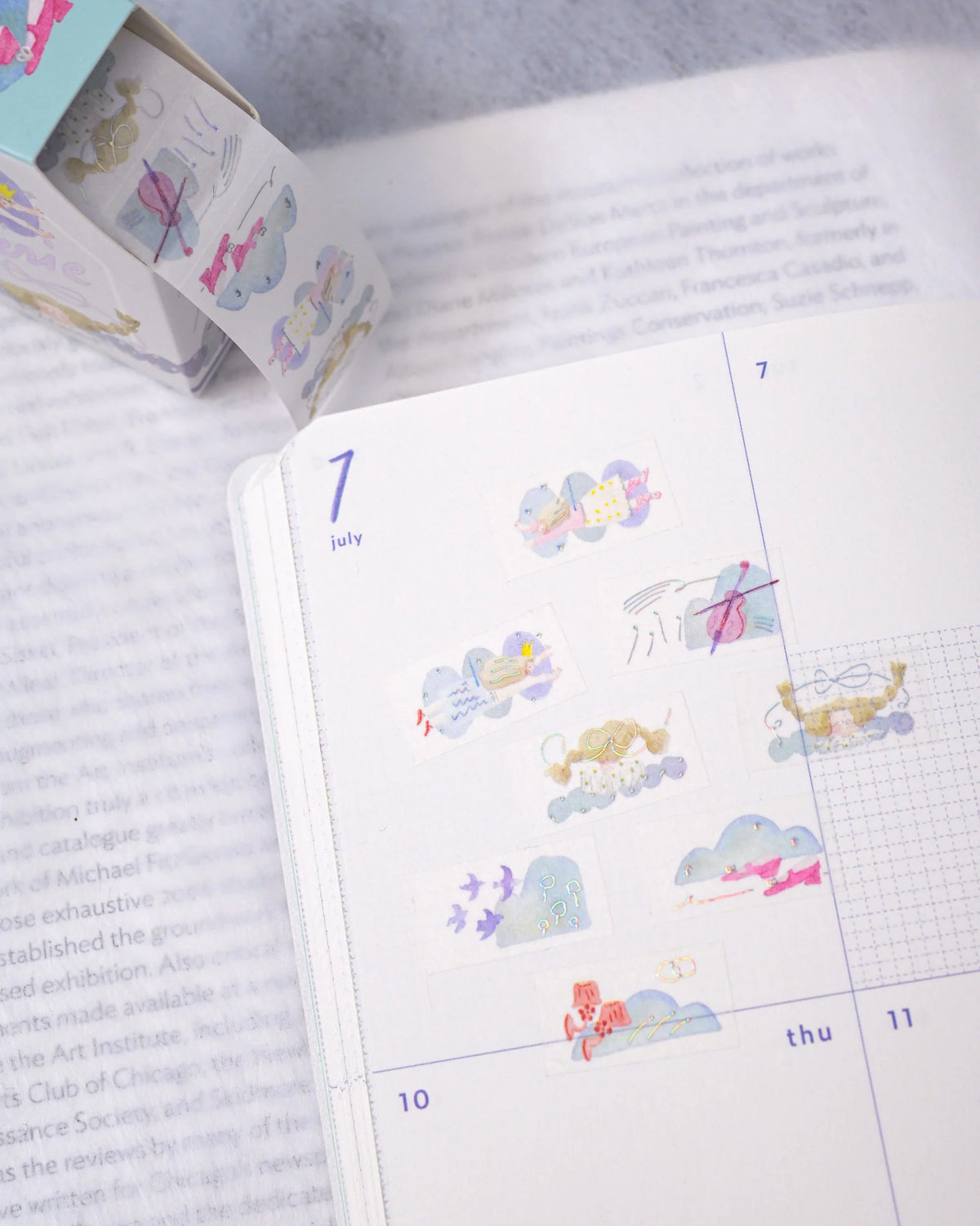 dodolulu Reverie – Foil Washi Labeler Sticker Roll