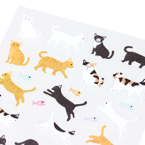 Journal sticker < Little cats >
