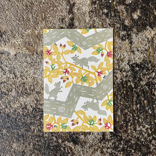 Postcard < Squirrels >