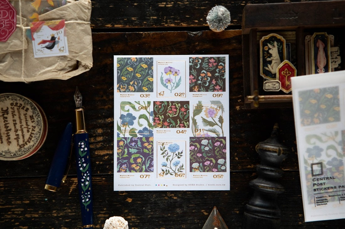 Stamp Sticker < Botanical Journal >