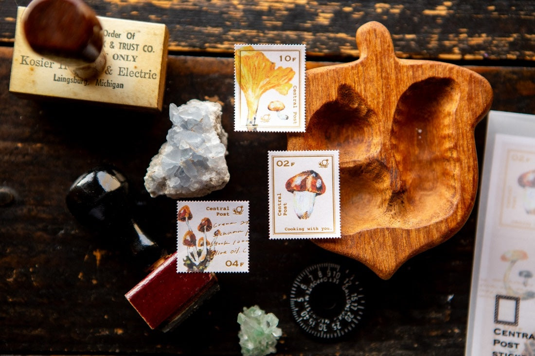 Stamp Sticker < Mushroom Recipe >