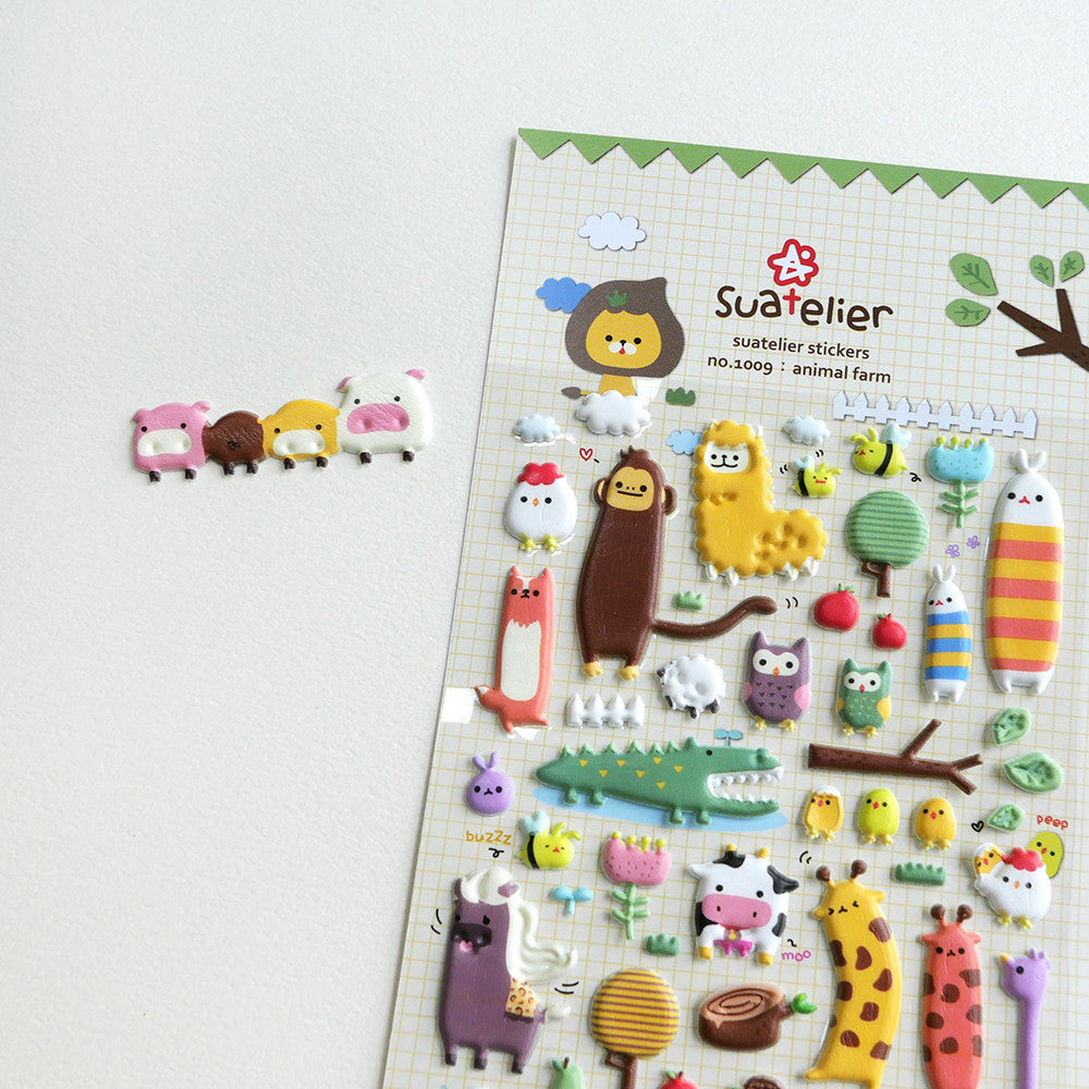 Puffy Stickers < Animal farm >
