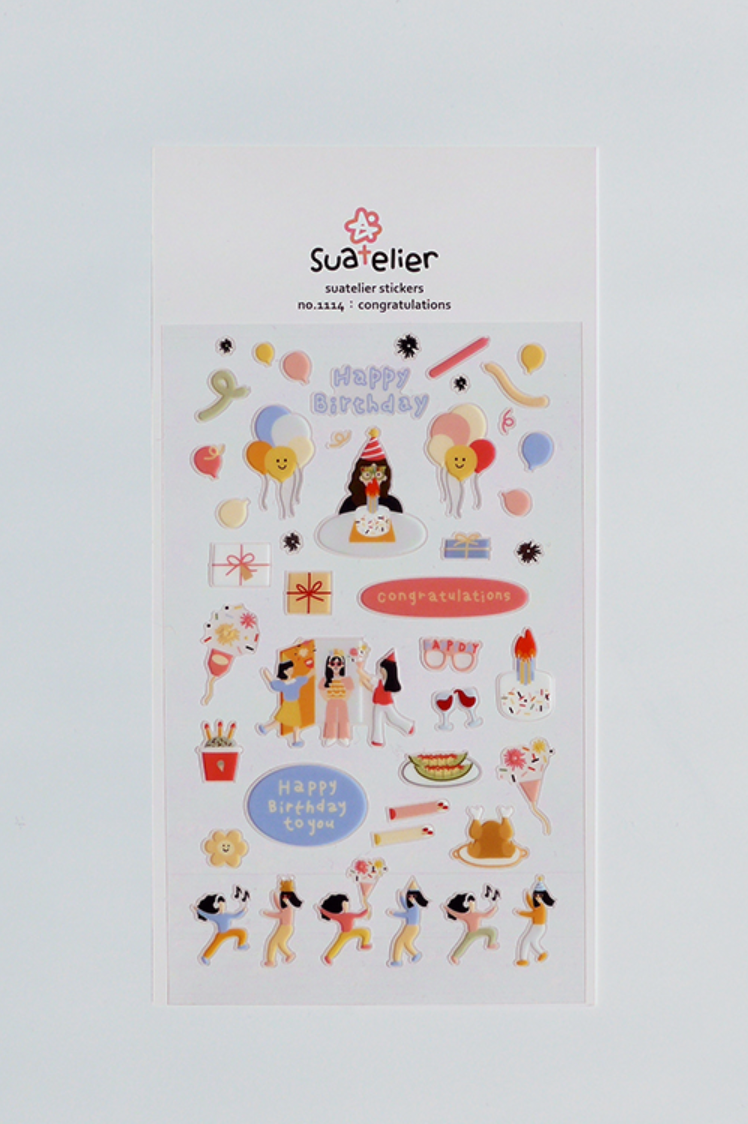 Daily Deco Stickers < Congratulations >