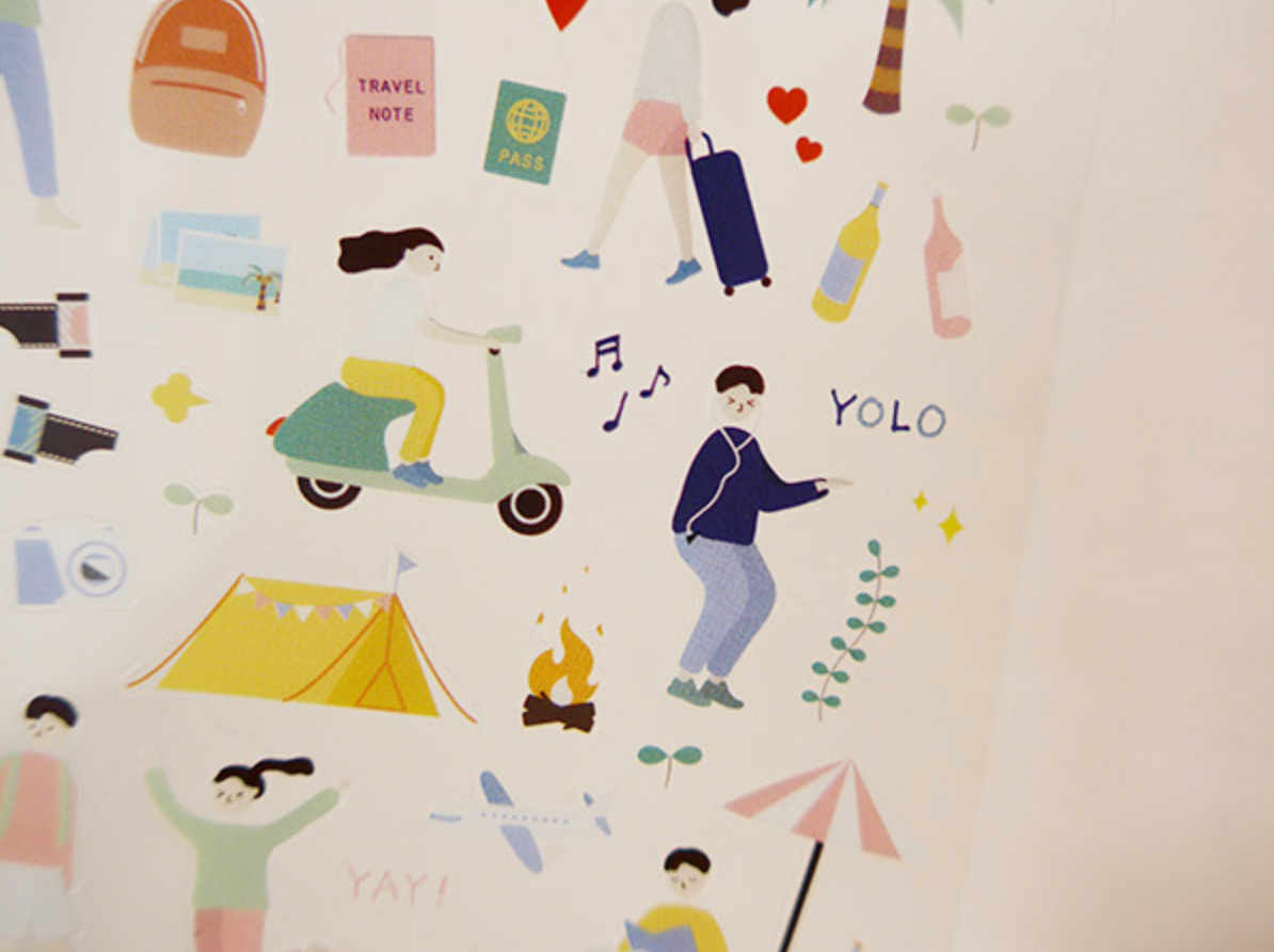 Daily Deco Stickers < Healing >