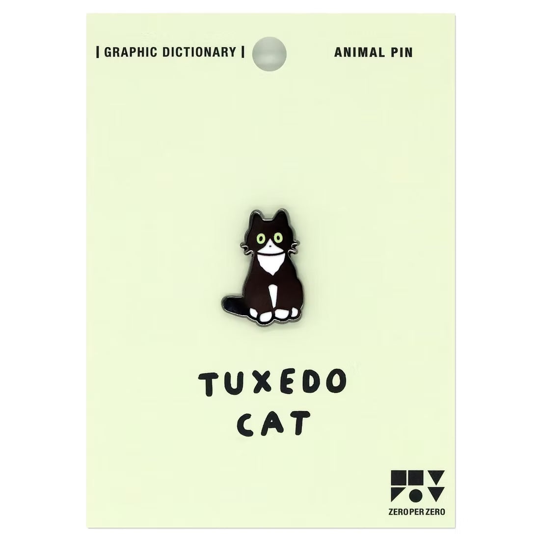 Animal Pin < Tuxedo cat >