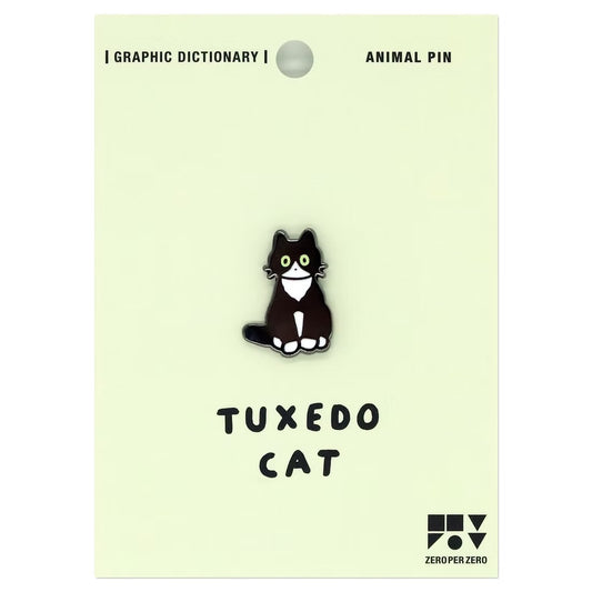 Animal Pin < Tuxedo cat >